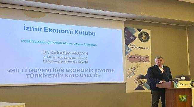 İzmir Ekonomi Kulübü’nde Türkiye’nin NATO üyeliği, milli güvenliği ve jeopolitik geleceği masaya yatırıldı