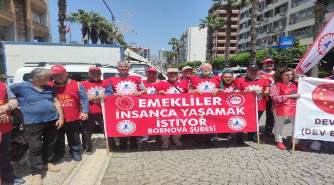 DİSK Dev Emekli-Sen eylemi