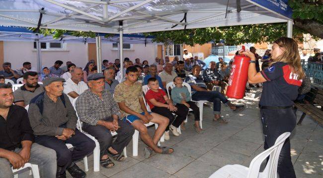 İzmir’in kırsal mahalleleri yangına karşı güçleniyor