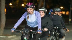 Görme engelliler Kültürpark’ta pedal çevirdi